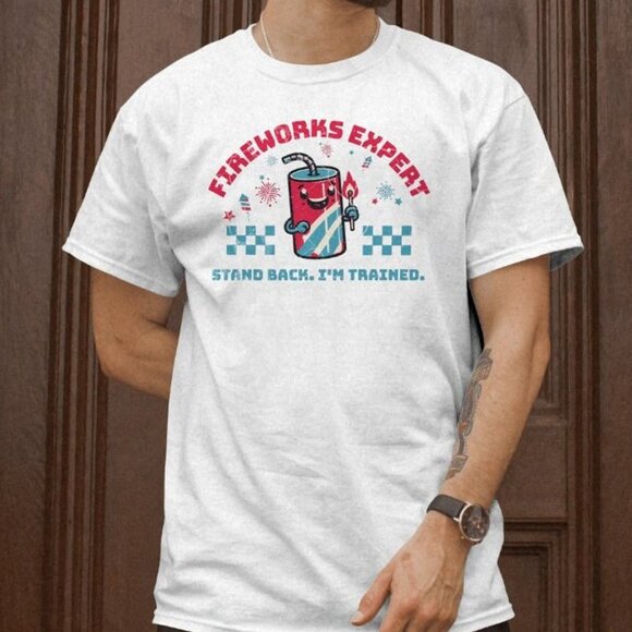 Fireworks Expert funny 4th of July shirt, American patriotic t-shirt - Picture 1 of 5